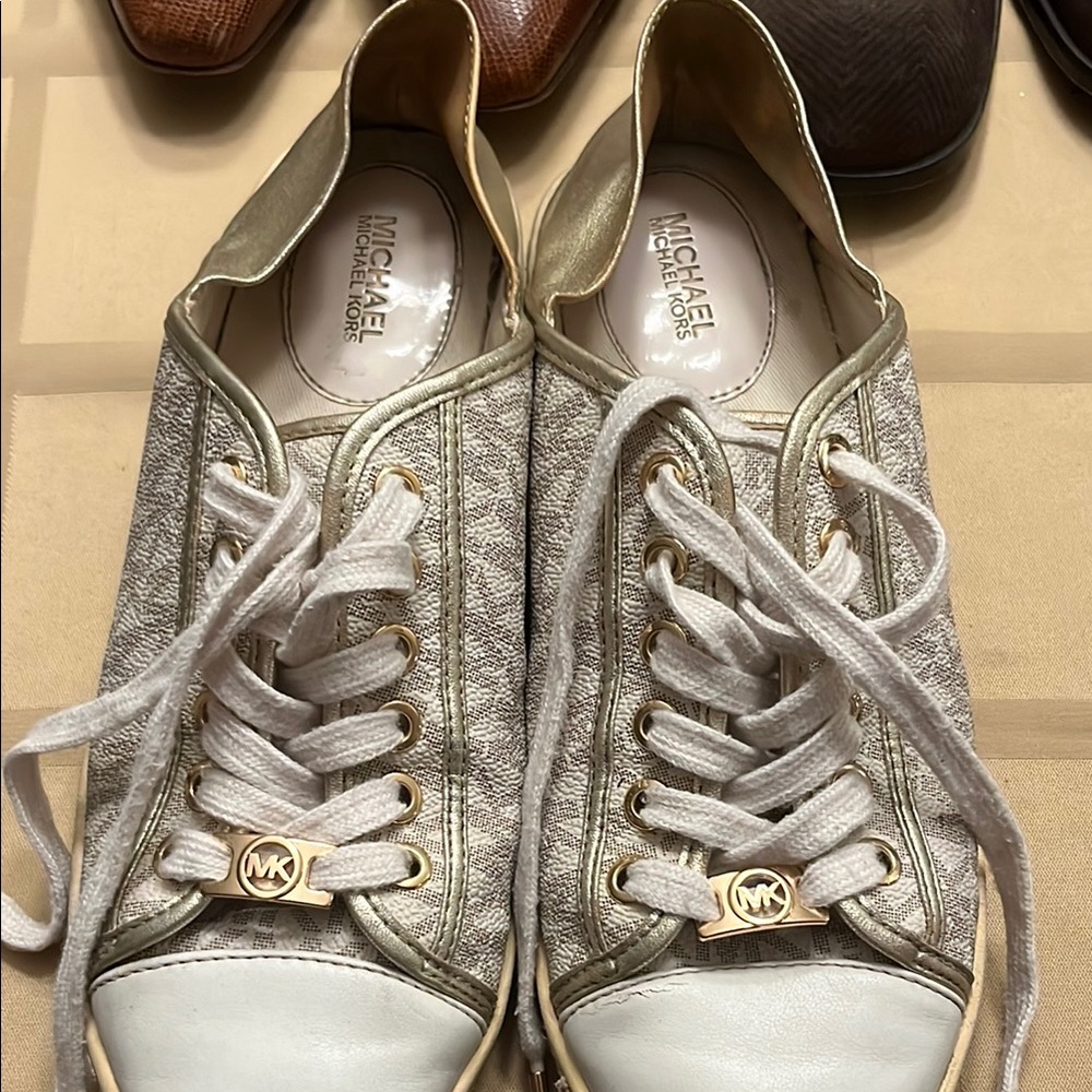 Michael Kors Women's Gold Sneakers